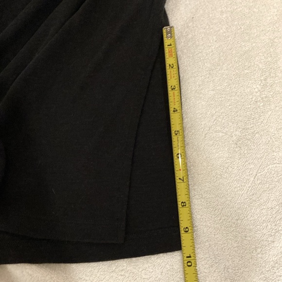 Madewell V-neck Black T-shirt dress, size extra small - Picture 6 of 6